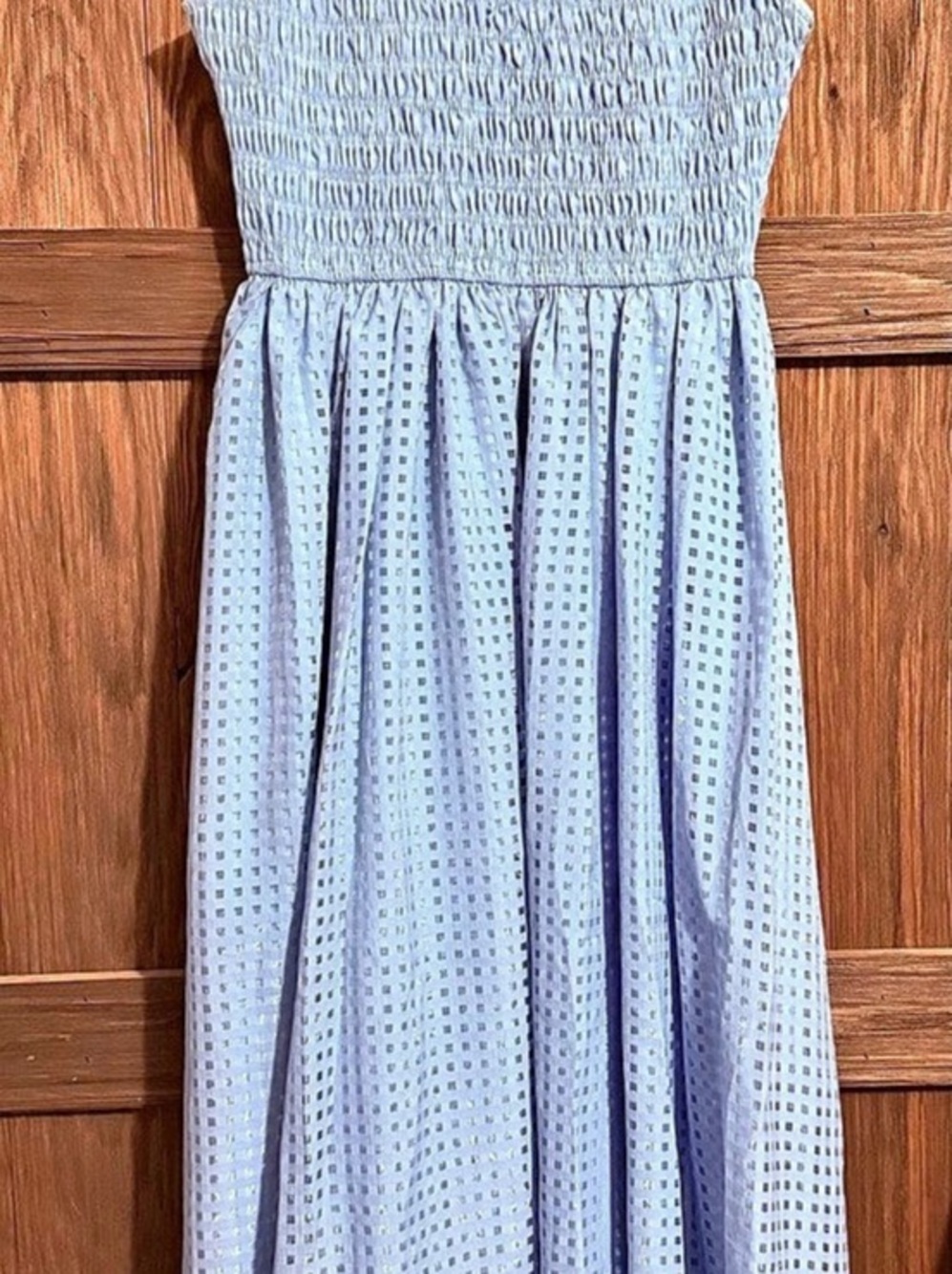 Universal Thread Blue Polka Dot Maxi Dress